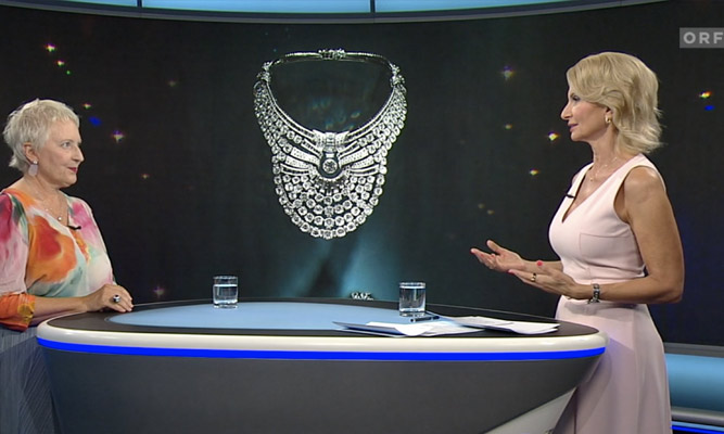 ORF Aktuell nach Eins – Interview Schmuckexpertin Astrid Fialka-Herics